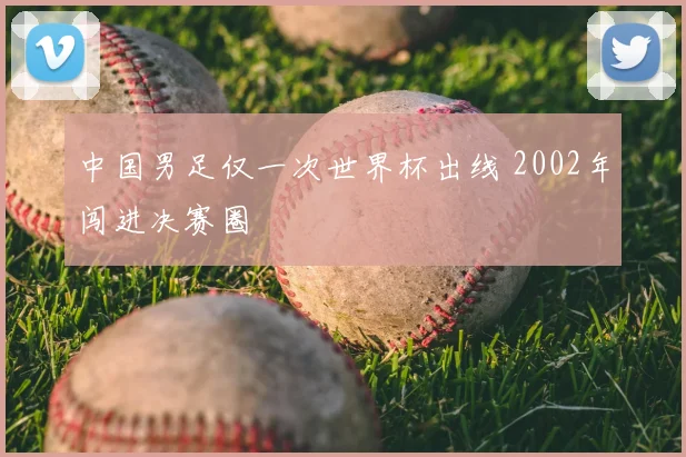 中国男足仅一次世界杯出线 2002年闯进决赛圈